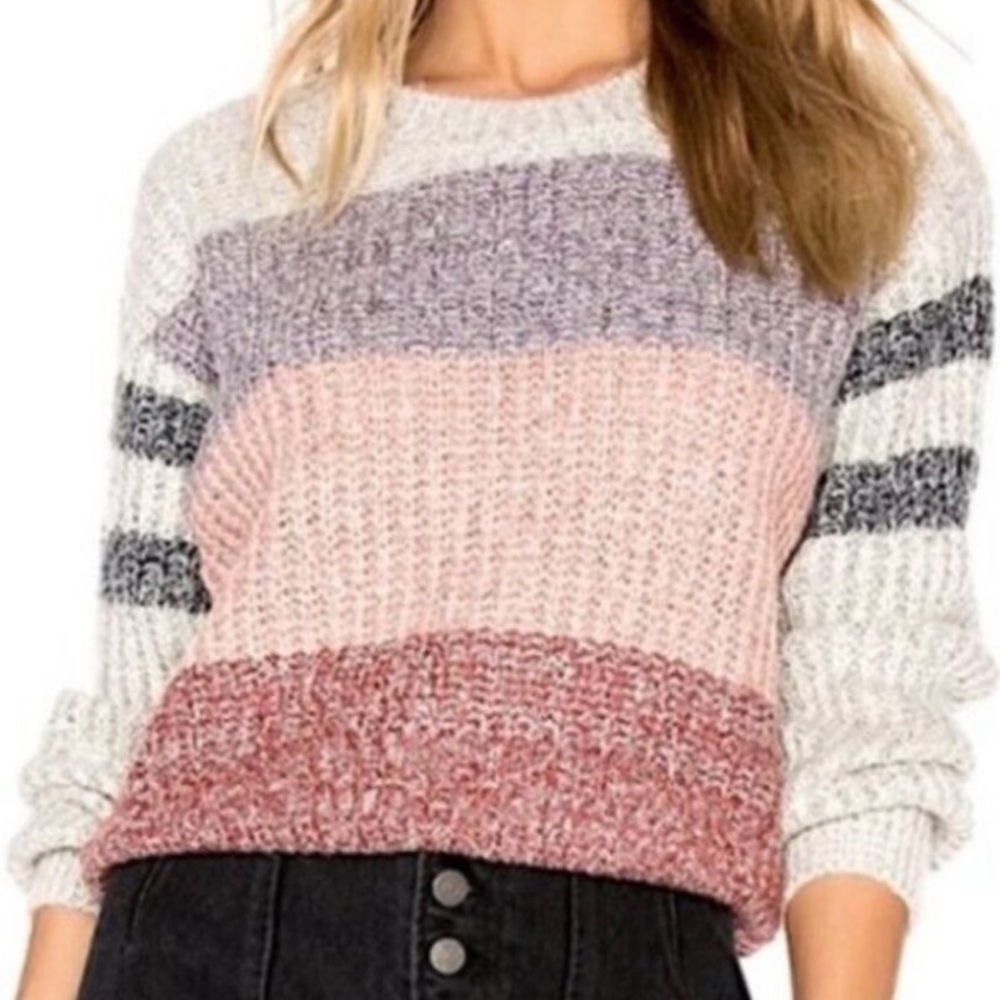 Heartloom Elise Chunky Knit Striped Sweater